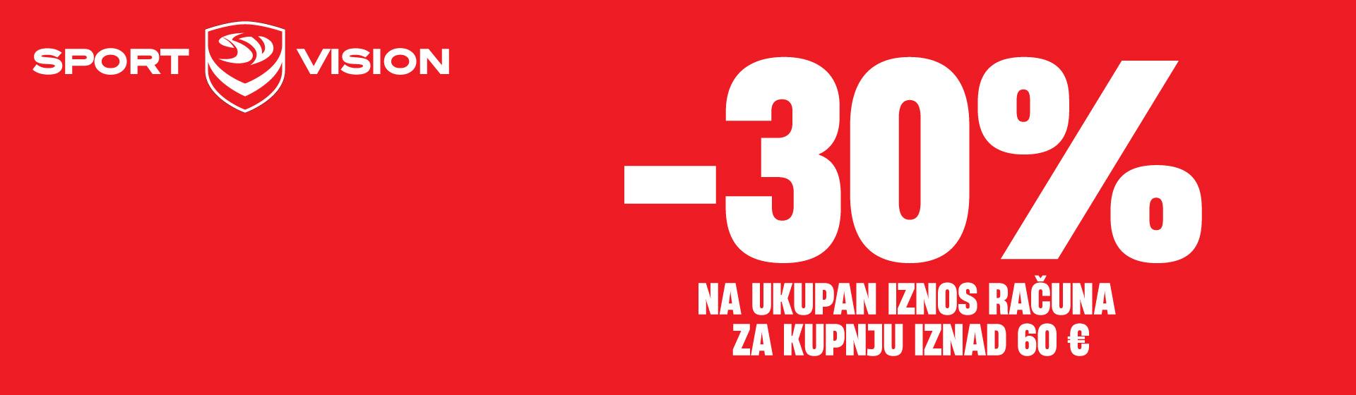 BOŽIĆNA AKCIJA U SPORT VISION TRGOVINAMA!